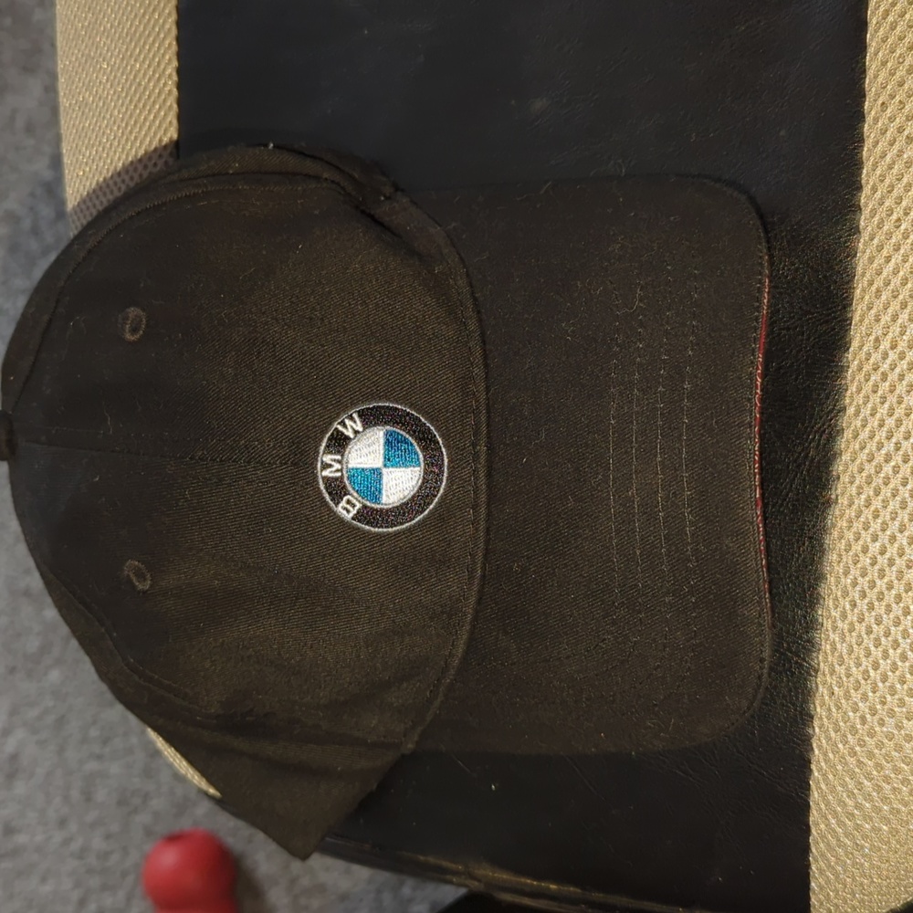 Vantage BMW Hat Adjustable, Black and White
